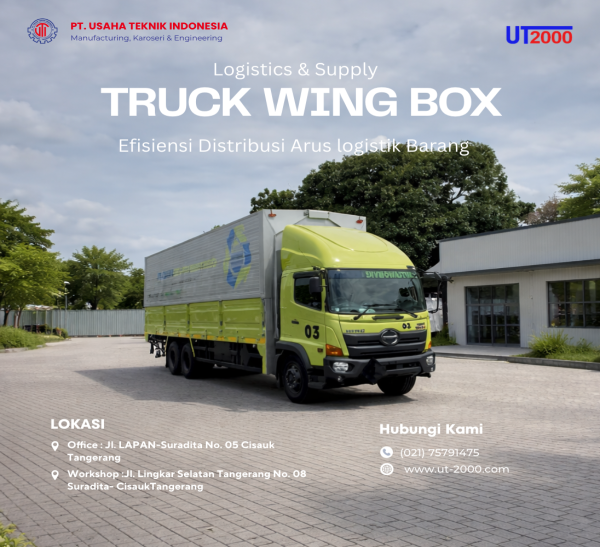 Karoseri Wing Box UT2000 | PT Usaha Teknik Indonesia