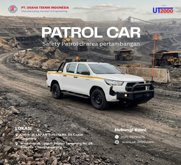 Patrol Car atau mobil patroli Karoseri UT2000 | PT Usaha Teknik Indonesia